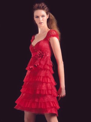 Вечернее платье короткое E-31