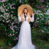 свадебное платье бохо с рукавами