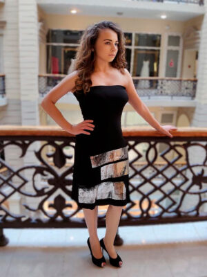 короткое черное вечернее платье испания