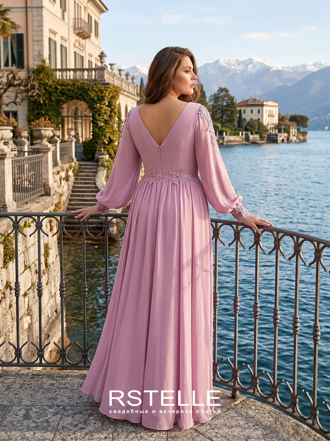 вечернее платье большого размера для мамы невесты